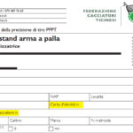 Foglio di stand arma a palla